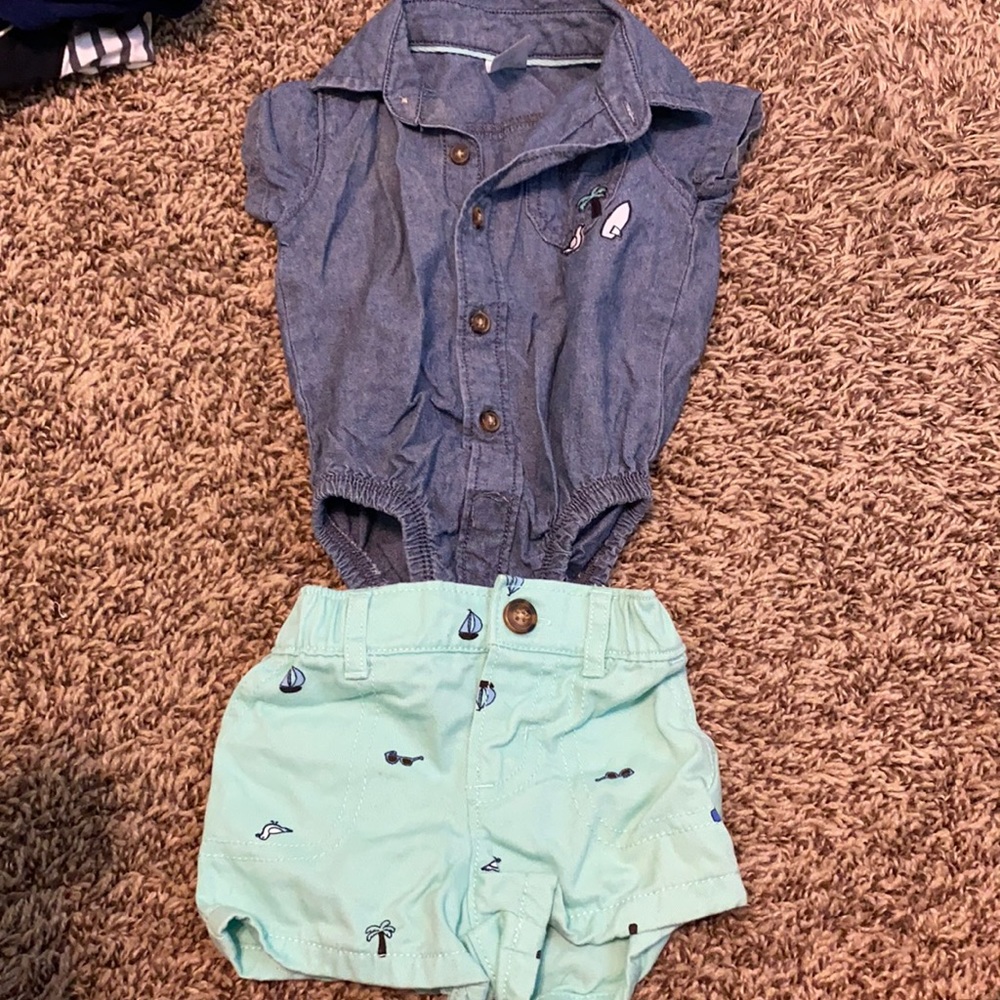 3 months short set
